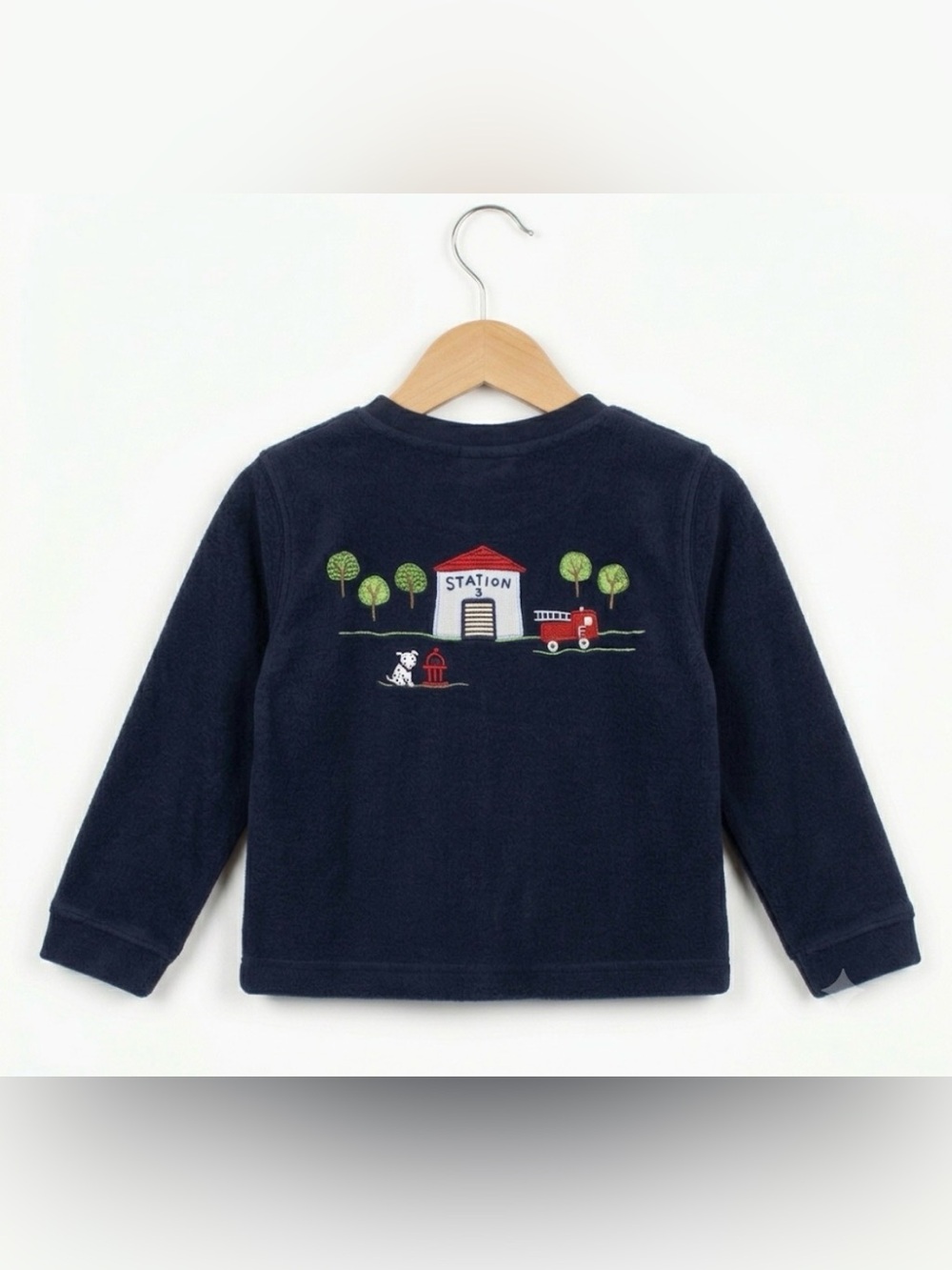 Talbots Kids | navy fleece pullover | 18m